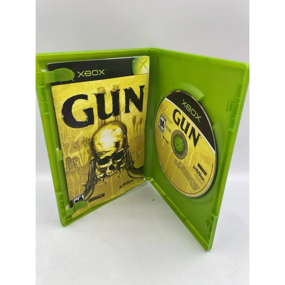 Gun (Microsoft Xbox, 2005) Complete w/ Manual - Tested Working